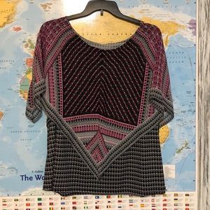 Multi colored blouse size 1X new with tags